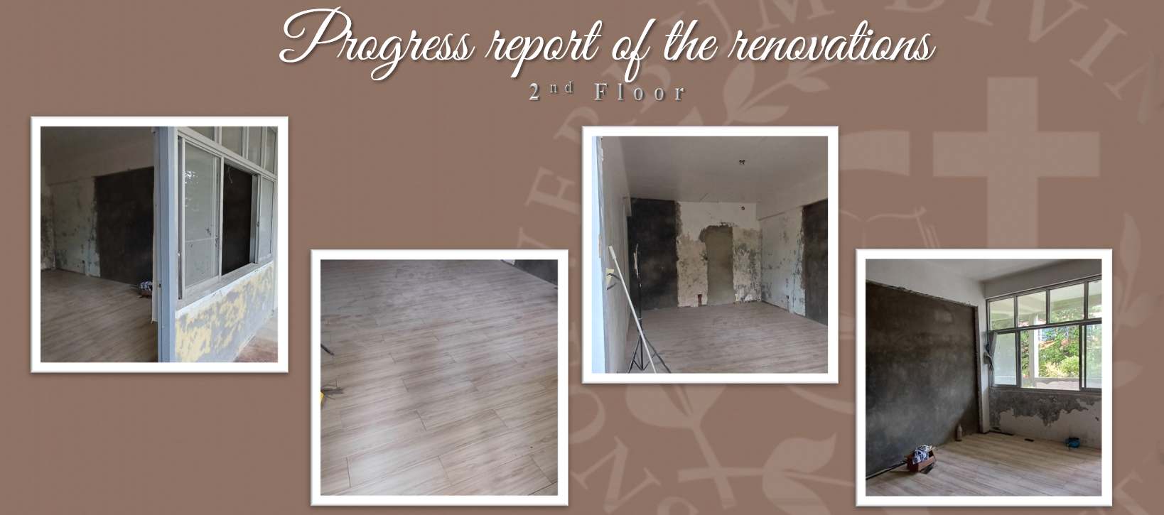 Progress report of the renovations (2nd Floor )